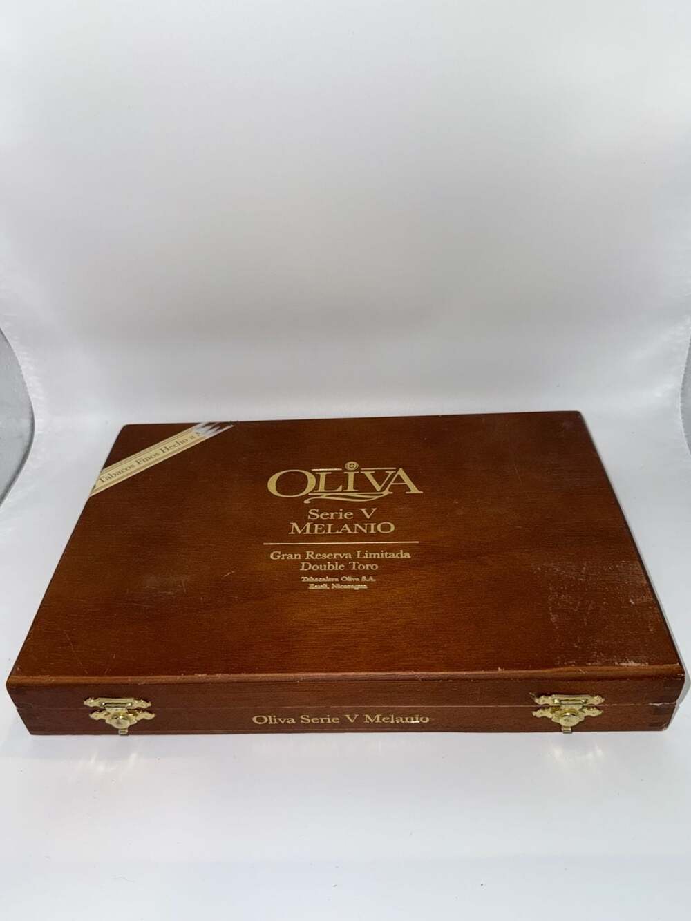 Oliva Serie V Melanio Gran Reserva Limitada Double Toro Empty Wooden Cigar Box